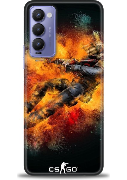 Tecno Camon 18 / 18P (CH6N - CH7N ) Ile Uyumlu Hd Baskılı Silikon (Ortasertlikte) Kılıf - 790