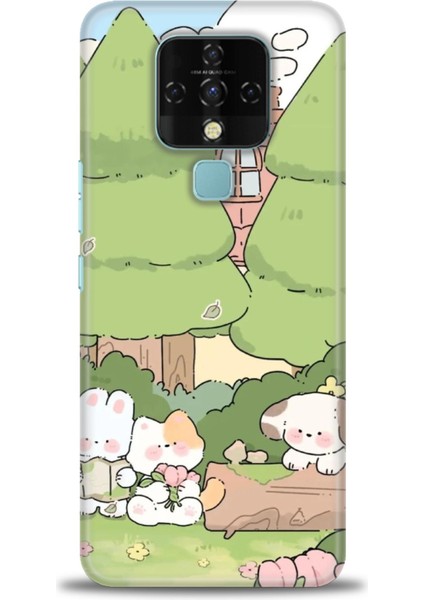 Tecno Camon 16 (CE7J) Ile Uyumlu Hd Baskılı Silikon (Ortasertlikte) Kılıf - 890