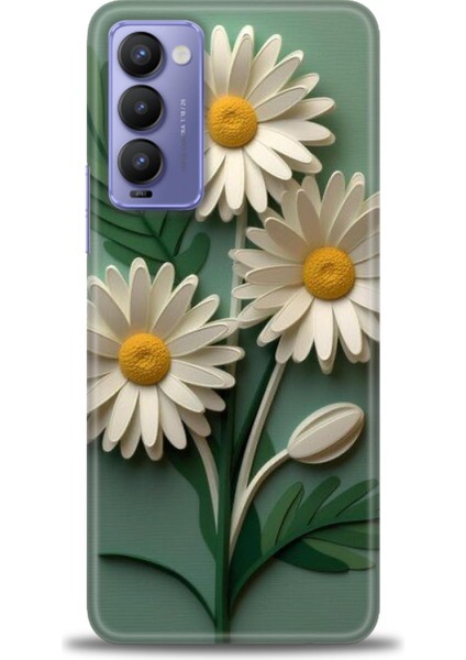 Tecno Camon 18 / 18P (CH6N - CH7N ) Ile Uyumlu Hd Baskılı Silikon (Ortasertlikte) Kılıf - 349