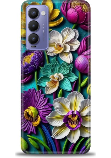Tecno Camon 18 / 18P (CH6N - CH7N ) Ile Uyumlu Hd Baskılı Silikon (Ortasertlikte) Kılıf - 354