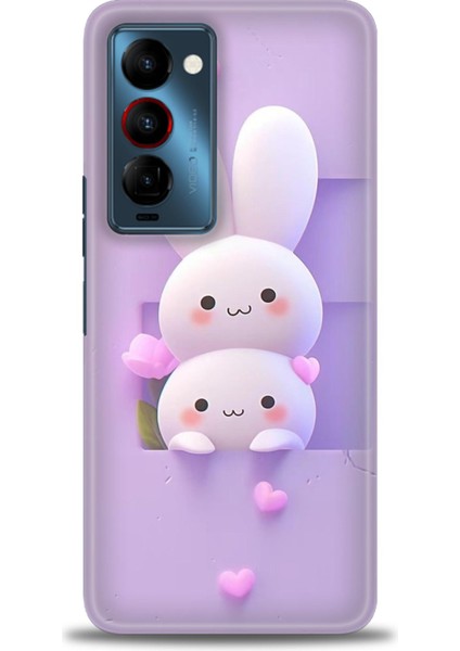 Tecno Camon 18 Premier (CH9N) Premier Ile Uyumlu Hd Baskılı Silikon (Ortasertlikte) Kılıf - 764