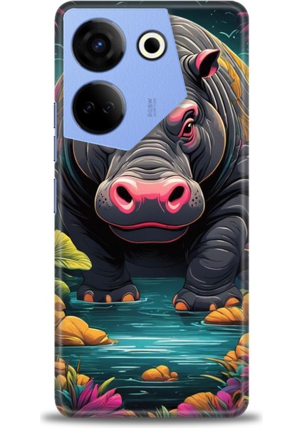Tecno Camon 20 Pro 4g (CK7N)İLE Uyumlu Hd Baskılı Silikon (Ortasertlikte) Kılıf - 633