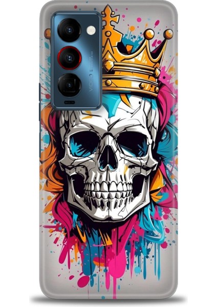 Tecno Camon 18 Premier (CH9N) Premier Ile Uyumlu Hd Baskılı Silikon (Ortasertlikte) Kılıf - 993