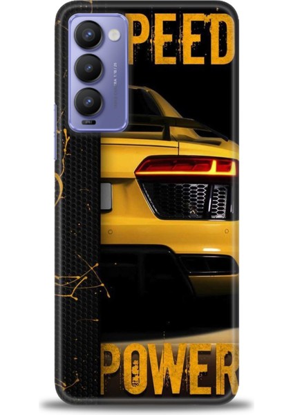 Tecno Camon 18 / 18P (CH6N - CH7N ) Ile Uyumlu Hd Baskılı Silikon (Ortasertlikte) Kılıf - 987