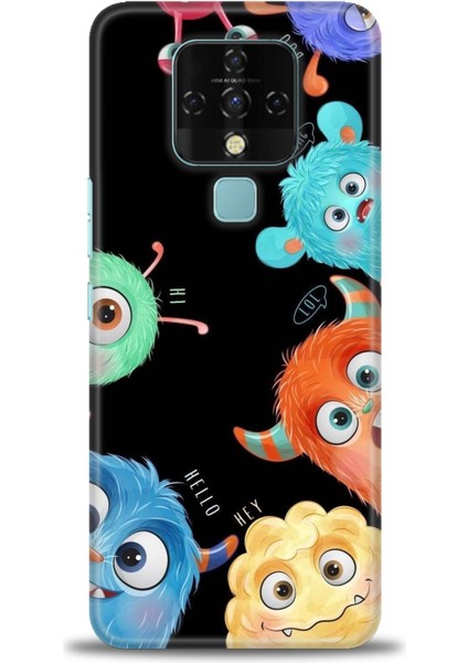 Tecno Camon 16 (CE7J) Ile Uyumlu Hd Baskılı Silikon (Ortasertlikte) Kılıf - 875