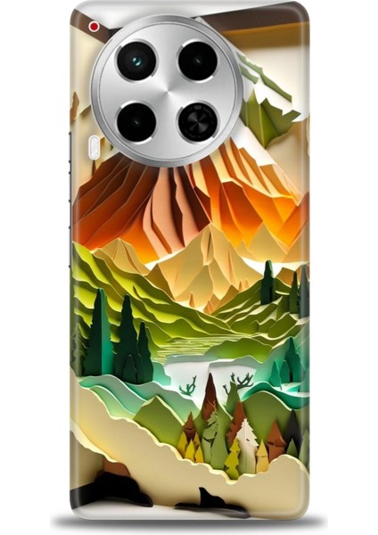 Tecno Camon 30 (Cl6) Ile Uyumlu Hd Baskılı Silikon (Ortasertlikte) Kılıf - 620