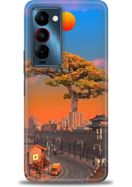 Tecno Camon 18 Premier (CH9N) Premier Ile Uyumlu Hd Baskılı Silikon (Ortasertlikte) Kılıf - 884