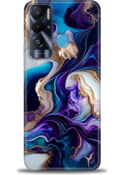 Tecno Pova Neo Ile Uyumlu Hd Baskılı Silikon (Ortasertlikte) Kılıf - 401
