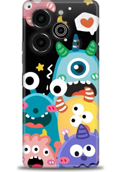 Tecno Pova 6 Pro Ile Uyumlu Hd Baskılı Silikon (Ortasertlikte) Kılıf - 876