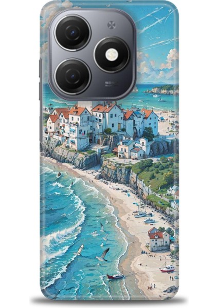 Tecno Spark 20 Ile Uyumlu Hd Baskılı Silikon (Ortasertlikte) Kılıf - 725