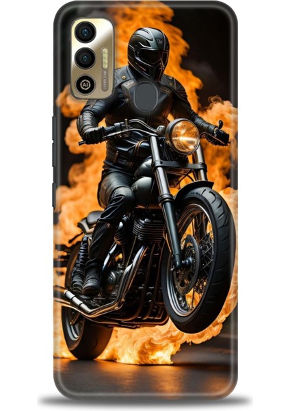 Tecno Spark 7 / 7t Ile Uyumlu Hd Baskılı Silikon (Ortasertlikte) Kılıf - 571
