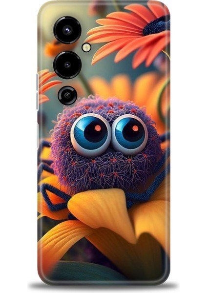 Tecno Pova 4 Pro Ile Uyumlu Hd Baskılı Silikon (Ortasertlikte) Kılıf - 372