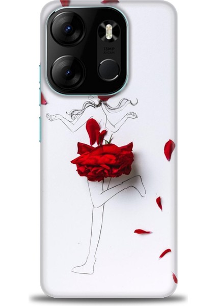 Tecno Spark Go 2023 Ile Uyumlu Hd Baskılı Silikon (Ortasertlikte) Kılıf - 735