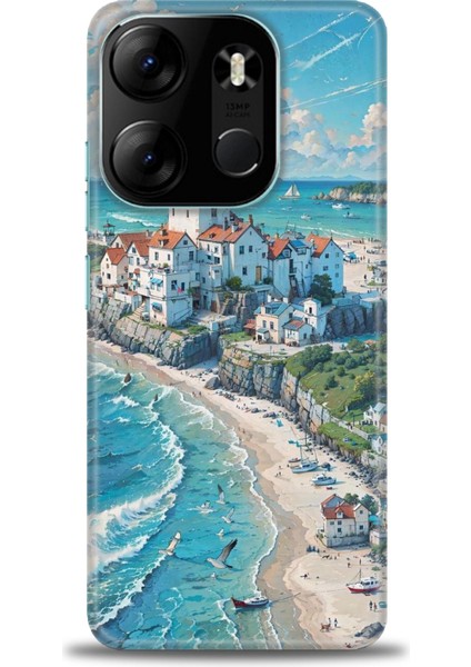 Tecno Spark Go 2023 Ile Uyumlu Hd Baskılı Silikon (Ortasertlikte) Kılıf - 725