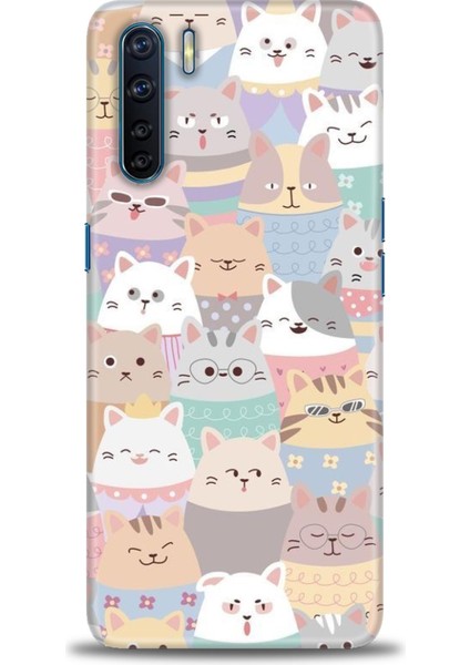 Oppo Reno 3 Ile Uyumlu Hd Baskılı Silikon (Ortasertlikte) Kılıf - 960