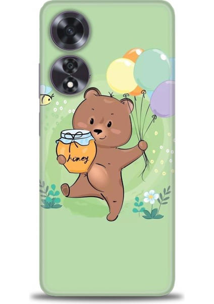 Oppo A60 Ile Uyumlu Hd Baskılı Silikon (Ortasertlikte) Kılıf - 295