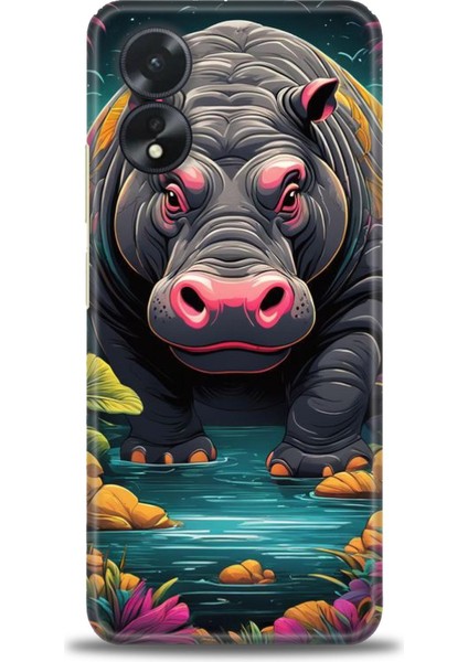 Oppo A38 Ile Uyumlu Hd Baskılı Silikon (Ortasertlikte) Kılıf - 633