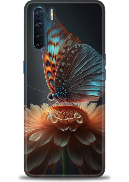 Oppo Reno 3 Ile Uyumlu Hd Baskılı Silikon (Ortasertlikte) Kılıf - 697