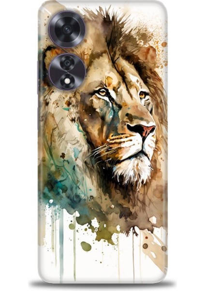 Oppo A60 Ile Uyumlu Hd Baskılı Silikon (Ortasertlikte) Kılıf - 101
