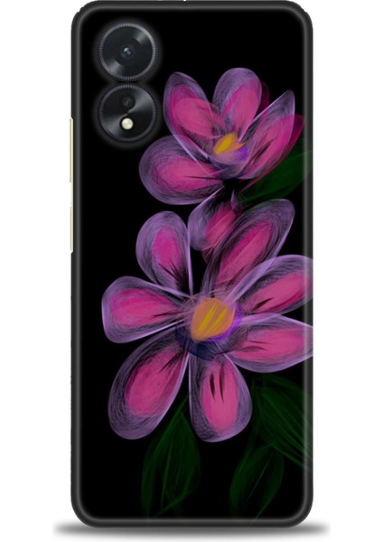 Oppo A38 Ile Uyumlu Hd Baskılı Silikon (Ortasertlikte) Kılıf - 745