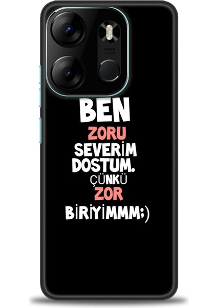 Tecno Spark Go 2023 Ile Uyumlu Hd Baskılı Silikon (Ortasertlikte) Kılıf - 203