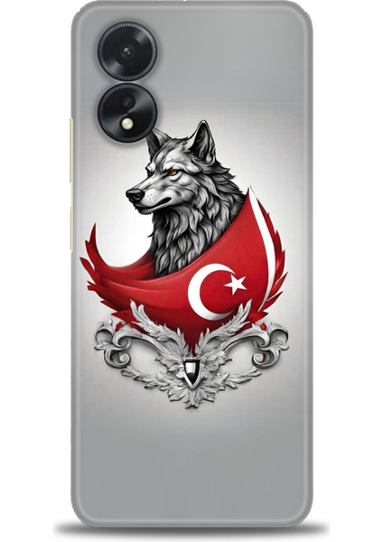 Oppo A38 Ile Uyumlu Hd Baskılı Silikon (Ortasertlikte) Kılıf - 1067