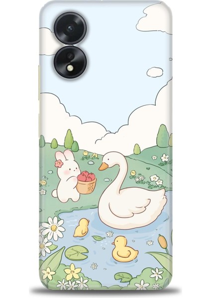 Oppo A38 Ile Uyumlu Hd Baskılı Silikon (Ortasertlikte) Kılıf - 839