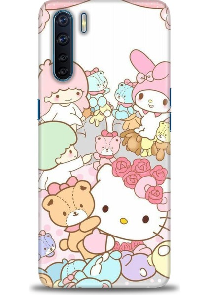 Oppo A91 Ile Uyumlu Hd Baskılı Silikon (Ortasertlikte) Kılıf - 444