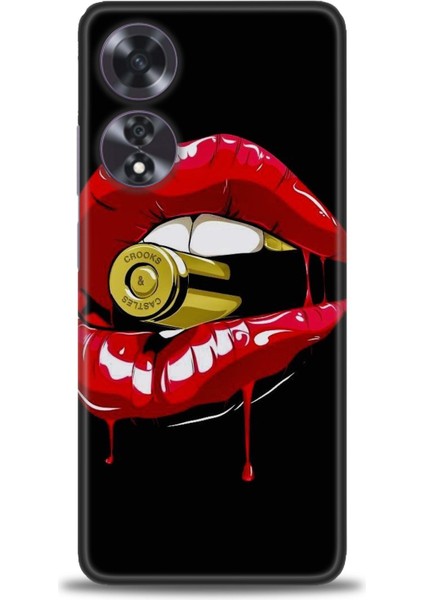 Oppo A60 Ile Uyumlu Hd Baskılı Silikon (Ortasertlikte) Kılıf - 793