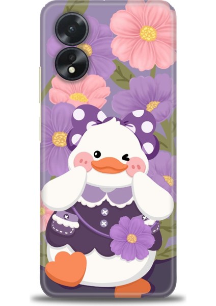 Oppo A38 Ile Uyumlu Hd Baskılı Silikon (Ortasertlikte) Kılıf - 823