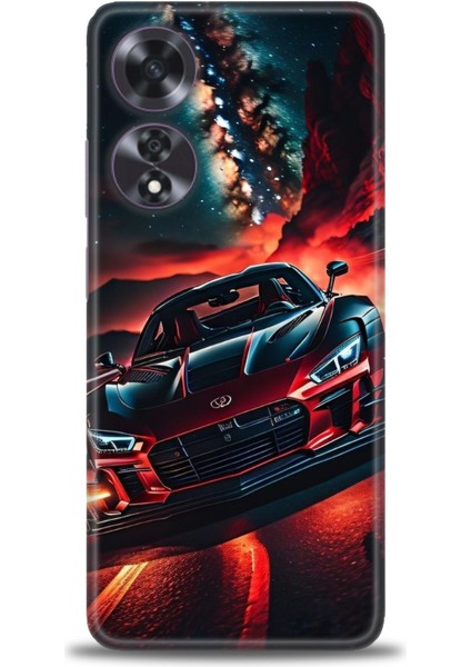 Oppo A60 Ile Uyumlu Hd Baskılı Silikon (Ortasertlikte) Kılıf - 858