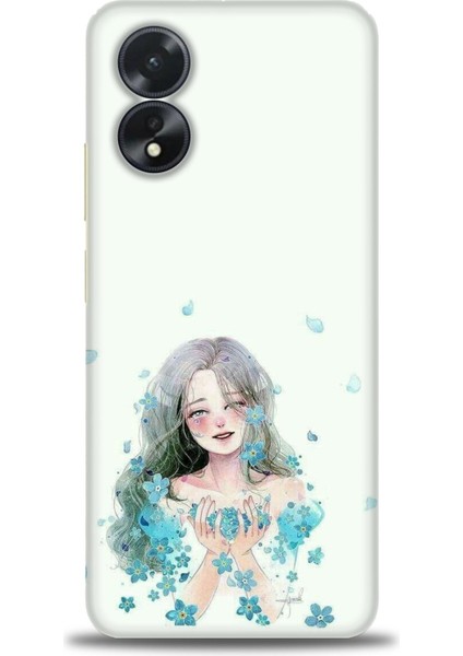 Oppo A38 Ile Uyumlu Hd Baskılı Silikon (Ortasertlikte) Kılıf - 762