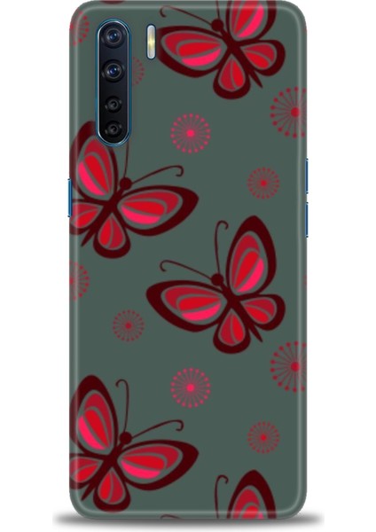 Oppo A91 Ile Uyumlu Hd Baskılı Silikon (Ortasertlikte) Kılıf - 691