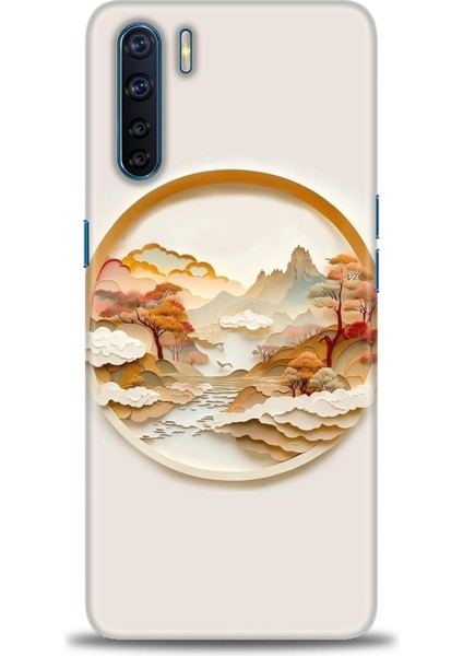Oppo A91 Ile Uyumlu Hd Baskılı Silikon (Ortasertlikte) Kılıf - 726