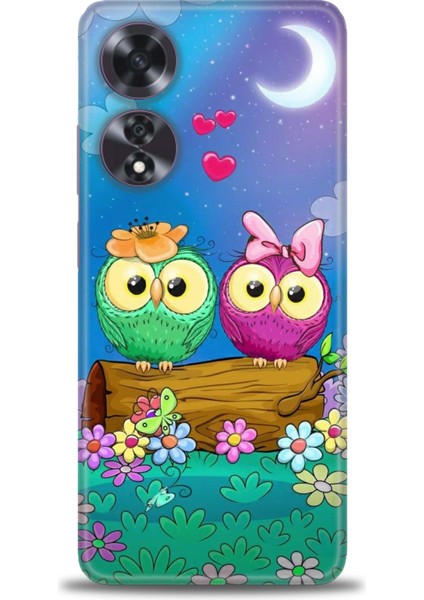 Oppo A60 Ile Uyumlu Hd Baskılı Silikon (Ortasertlikte) Kılıf - 192