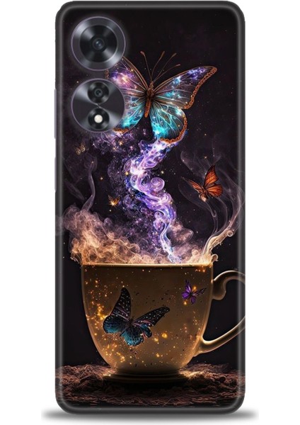 Oppo A60 Ile Uyumlu Hd Baskılı Silikon (Ortasertlikte) Kılıf - 612