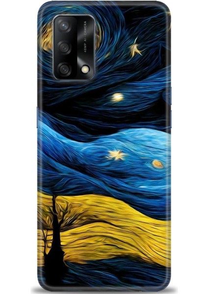Oppo A74 Ile Uyumlu Hd Baskılı Silikon (Ortasertlikte) Kılıf - 721