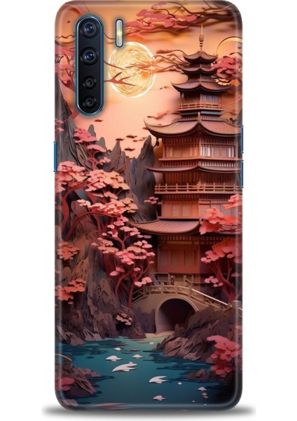 Oppo A91 Ile Uyumlu Hd Baskılı Silikon (Ortasertlikte) Kılıf - 326