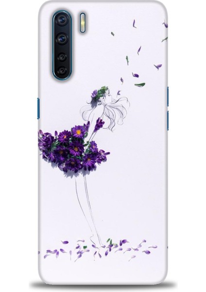 Oppo A91 Ile Uyumlu Hd Baskılı Silikon (Ortasertlikte) Kılıf - 752