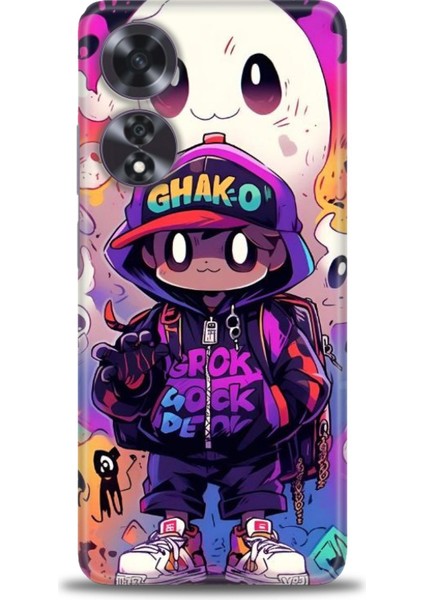 Oppo A60 Ile Uyumlu Hd Baskılı Silikon (Ortasertlikte) Kılıf - 911