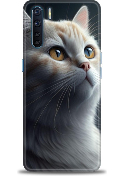Oppo Reno 3 Ile Uyumlu Hd Baskılı Silikon (Ortasertlikte) Kılıf - 104