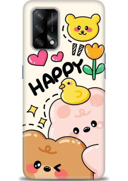 Oppo A74 Ile Uyumlu Hd Baskılı Silikon (Ortasertlikte) Kılıf - 38