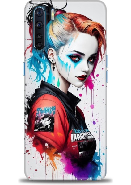Oppo Reno 3 Ile Uyumlu Hd Baskılı Silikon (Ortasertlikte) Kılıf - 437