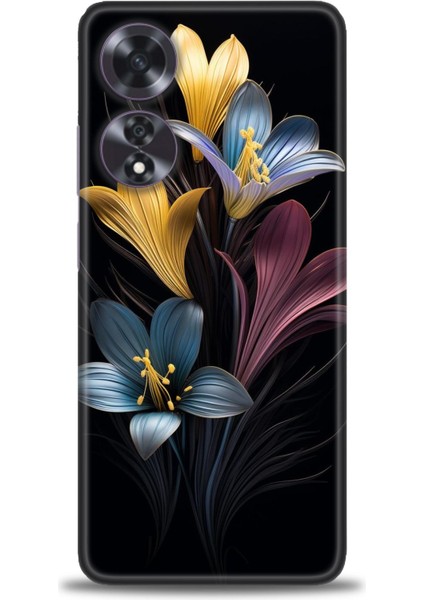 Oppo A60 Ile Uyumlu Hd Baskılı Silikon (Ortasertlikte) Kılıf - 411