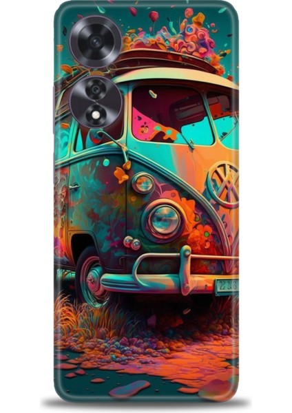 Oppo A60 Ile Uyumlu Hd Baskılı Silikon (Ortasertlikte) Kılıf - 573
