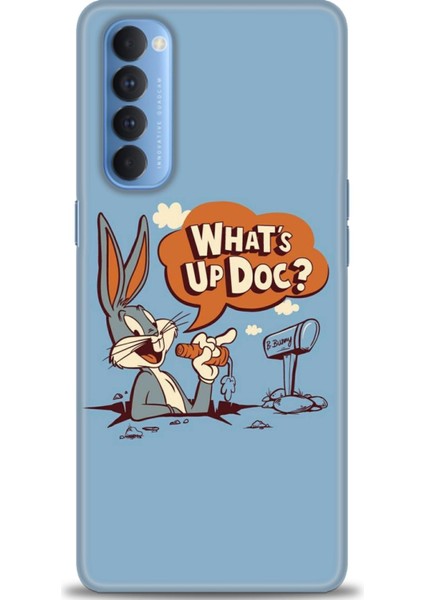 Oppo Reno 4 Pro Ile Uyumlu Hd Baskılı Silikon (Ortasertlikte) Kılıf - 961