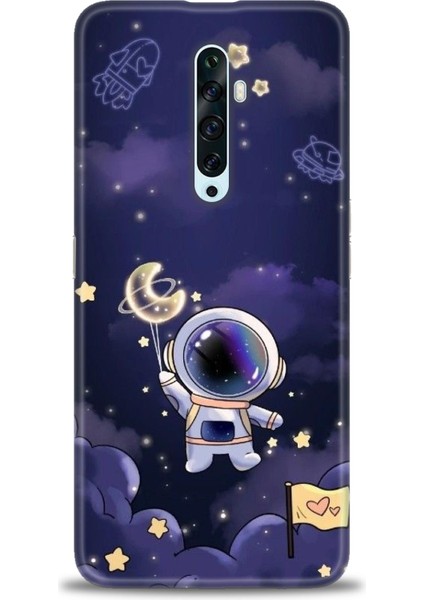 Oppo Reno 2z Ile Uyumlu Hd Baskılı Silikon (Ortasertlikte) Kılıf - 378