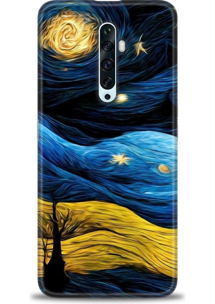 Oppo Reno 2z Ile Uyumlu Hd Baskılı Silikon (Ortasertlikte) Kılıf - 721