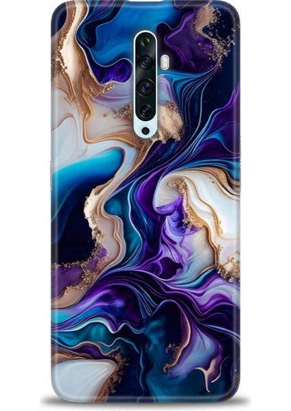 Oppo Reno 2z Ile Uyumlu Hd Baskılı Silikon (Ortasertlikte) Kılıf - 401
