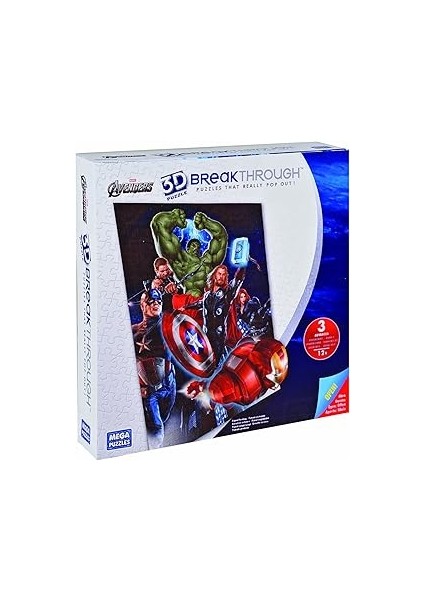 Mega Puzzle 300 Parça 3 Boyutlu Puzzle Breakthroug